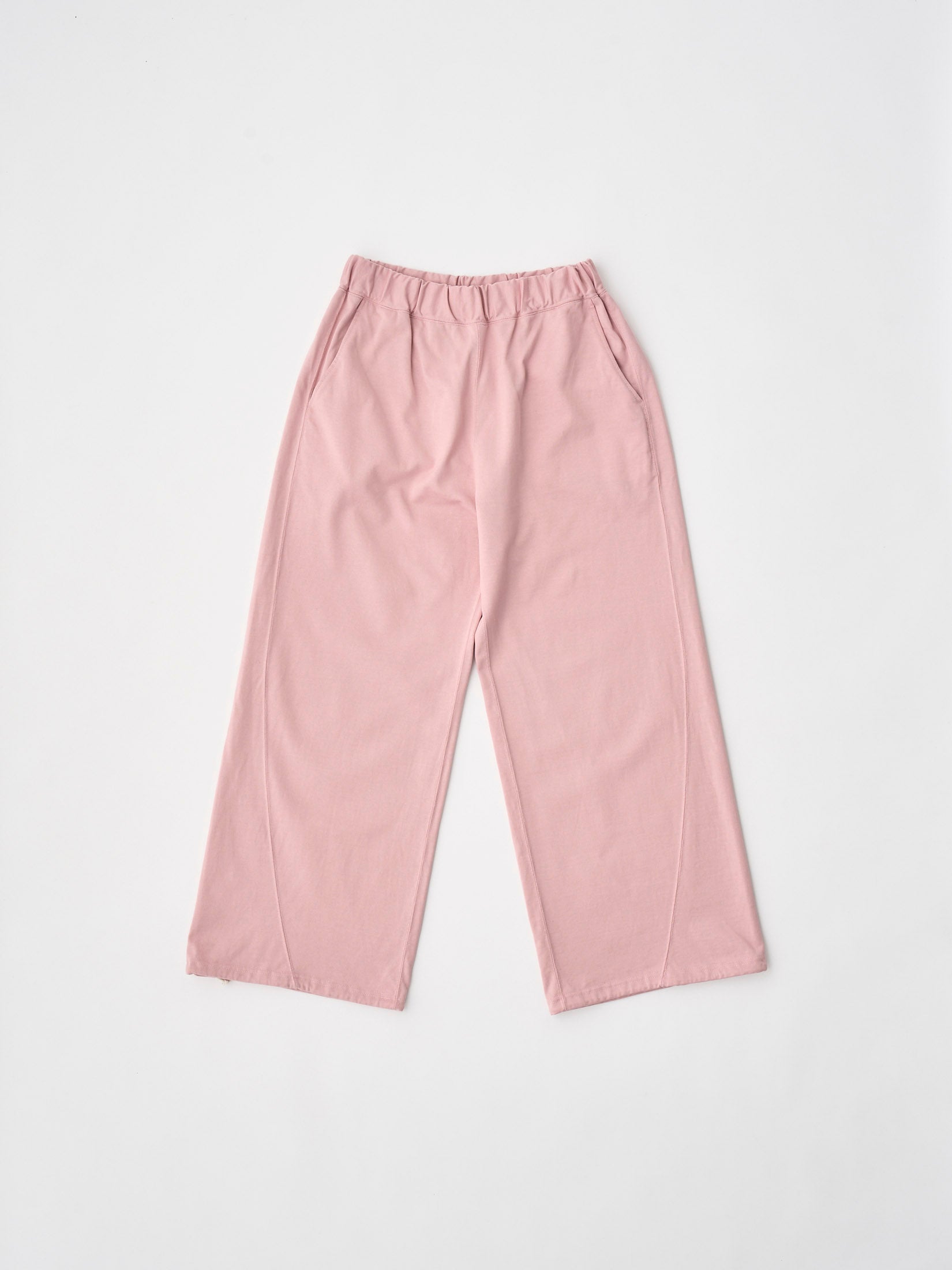 ORGANIC COTTON FIRM JERSEY WIDE LEG TRUCK PANTS