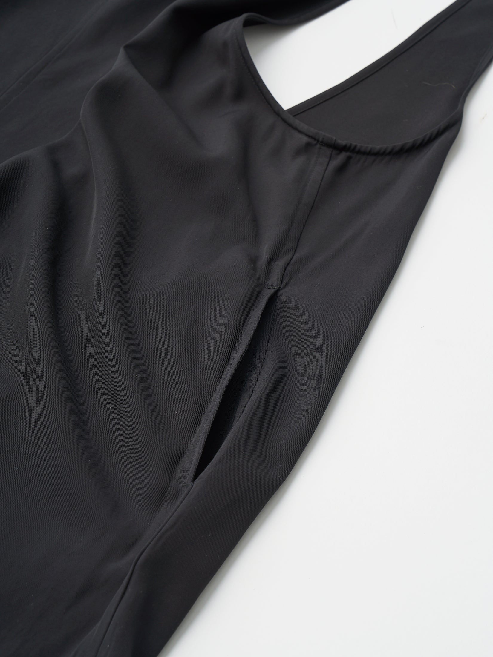 viscose gabardine wide-leg all in one