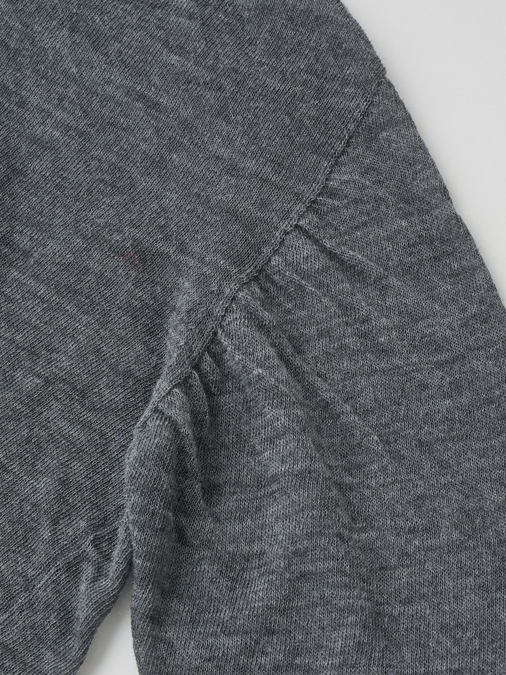 HIGH TWISTED WOOL TURTLE-NECK P/O