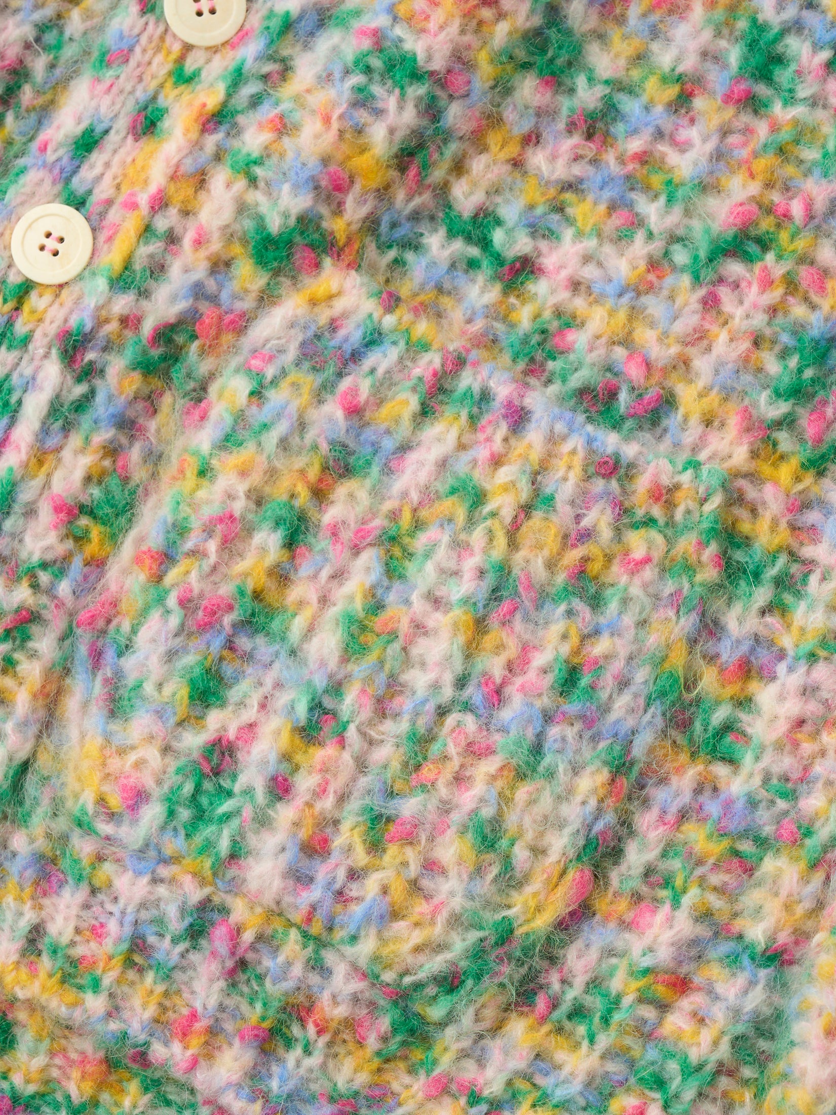 SUPERKID MOHAIR & COTTON NEP YARN RIBBED-KNIT C/D