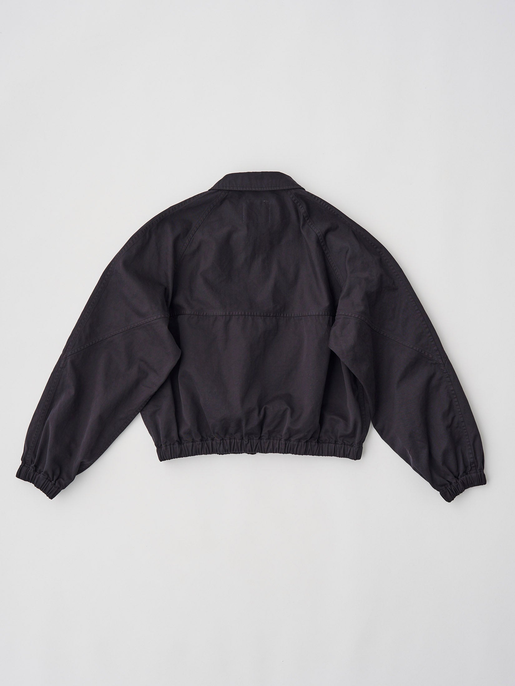 FINX COTTON × SLUB YARN MICRO BRUSHED SATIN ZIP FRONT JACKET