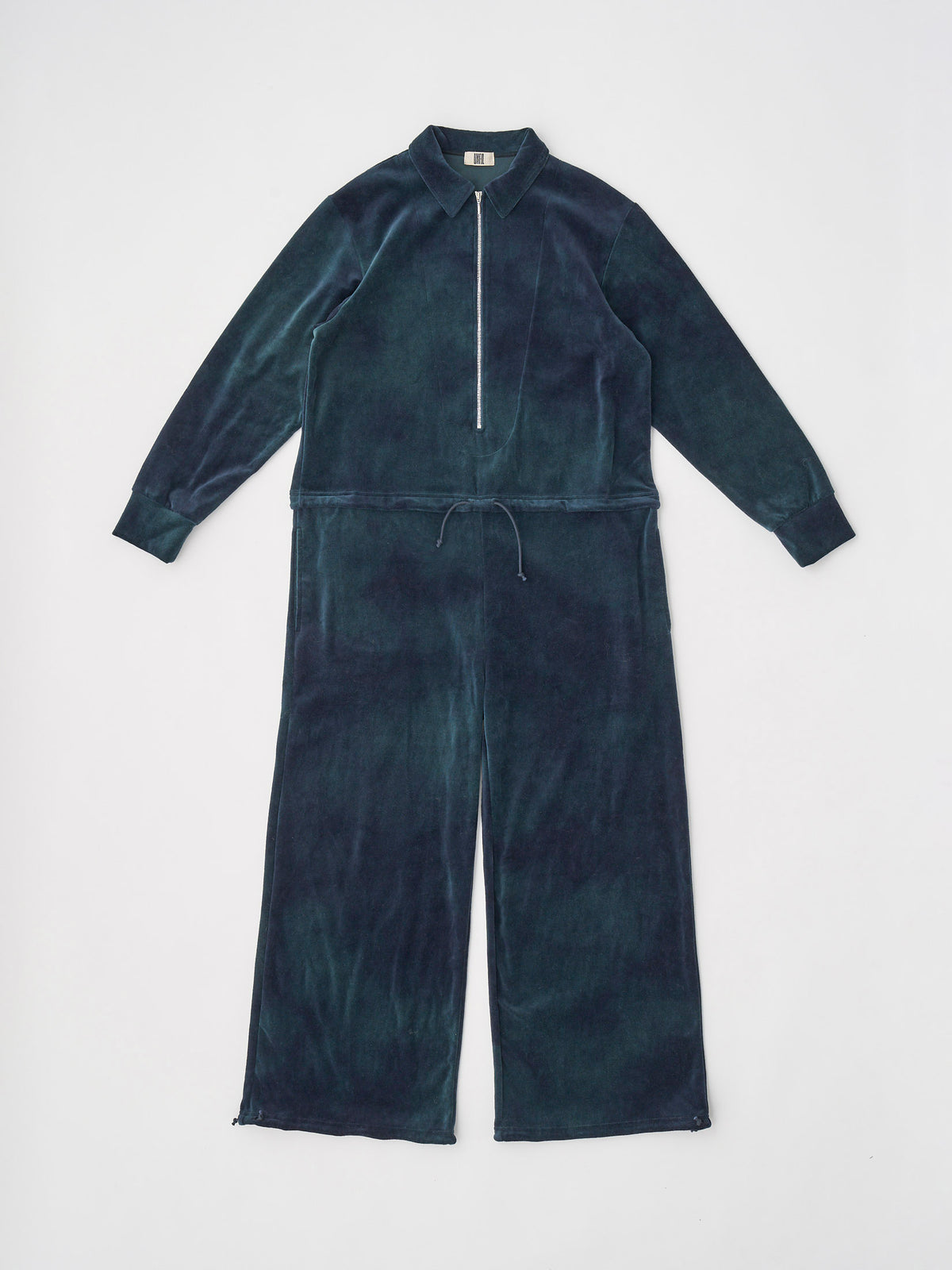 TIE-DYED COTTON VELOUR ALL-IN-ONE