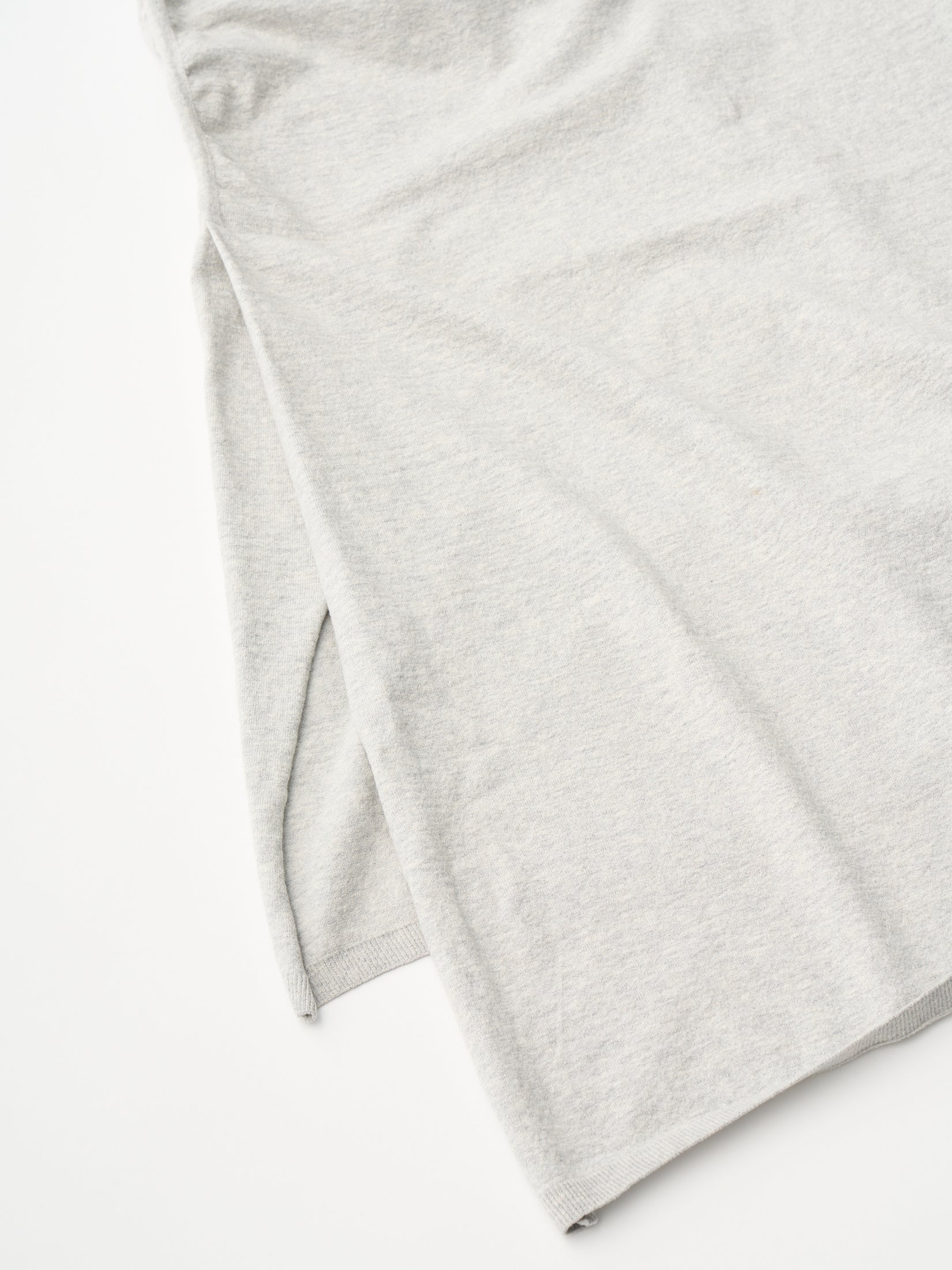 stretch organic cotton midi skirt