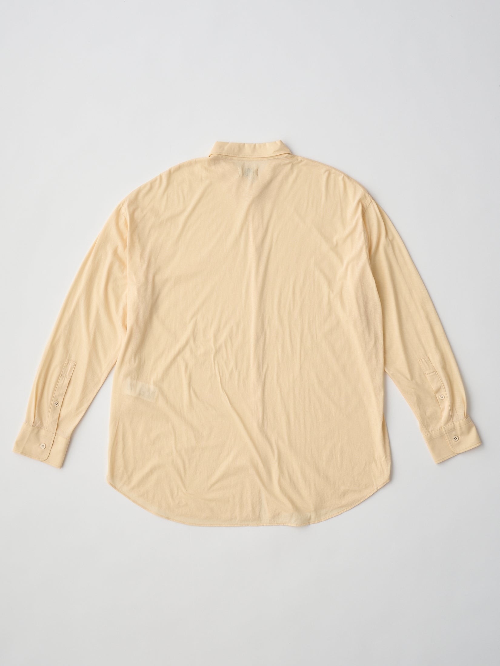 TWISTED COTTON SHEER JERSEY FLUID SHIRT
