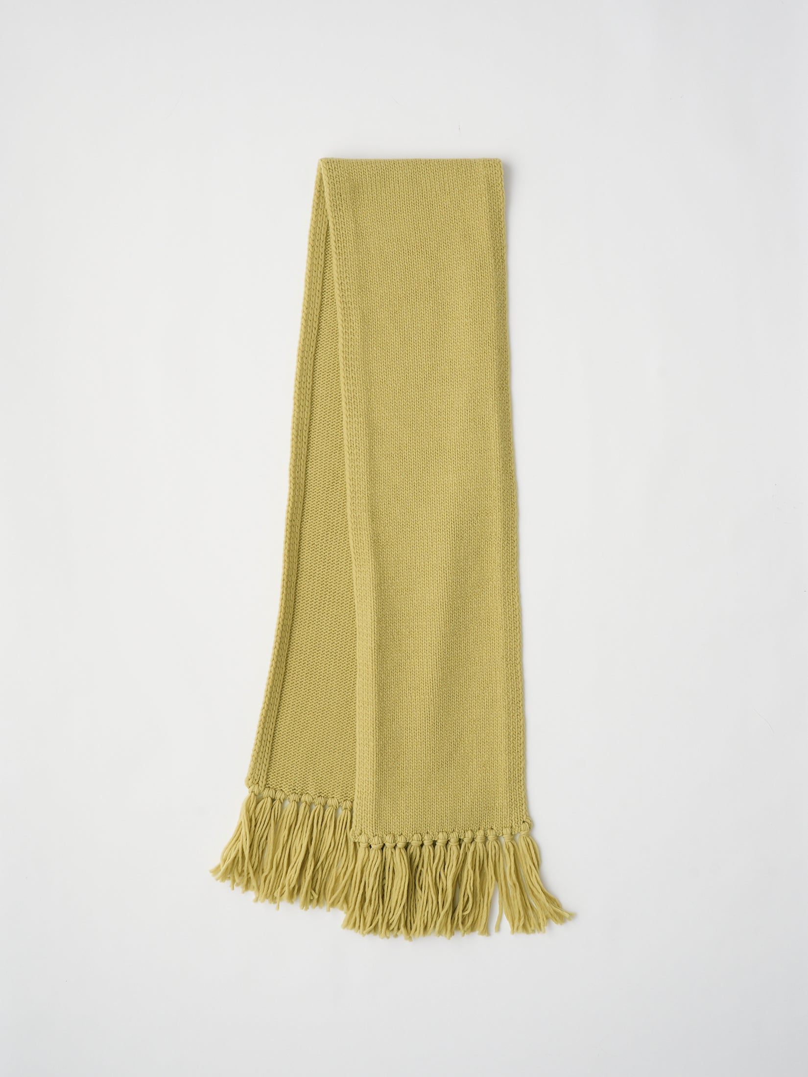 FRENCH MERINO FELT YARN CHUNCKY-KNIT MUFFLER