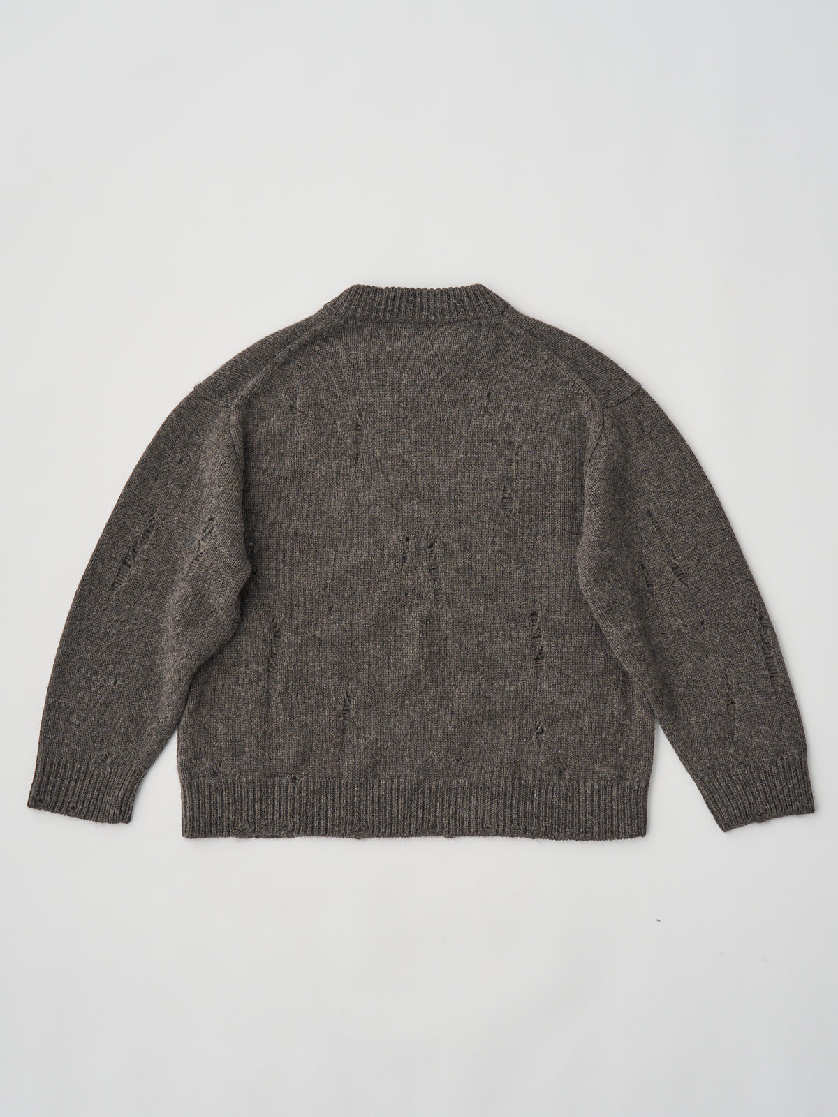 ROYAL BABY ALPACA DAMAGE PATTERN-KNIT P/O