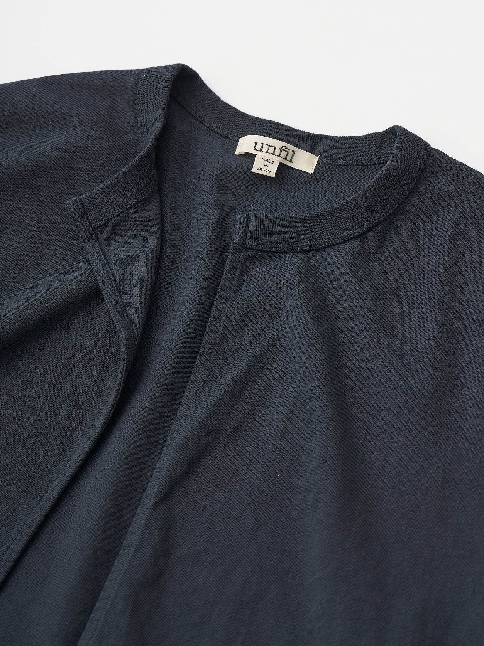 dry touch cotton jersey front-tie T-cardigan