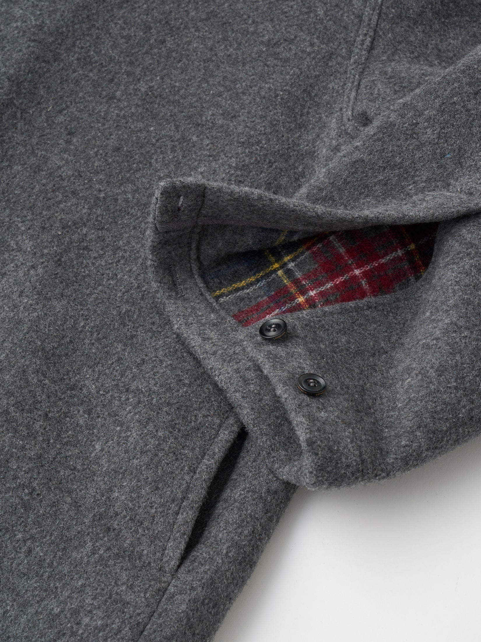 【 LONDON TRADITION × UNFIL 】WOOL BLEND DOUBLE FACE OVERSIZE JACKET