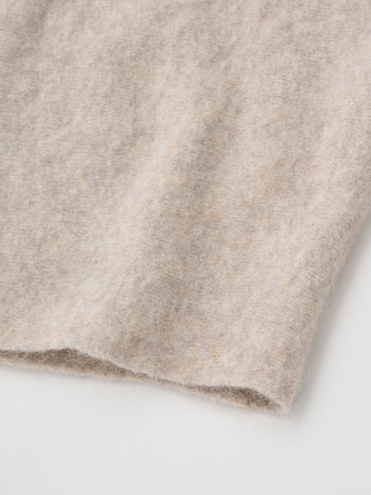 STRETCH SUPERKID MOHAIR CREW-NECK P/O