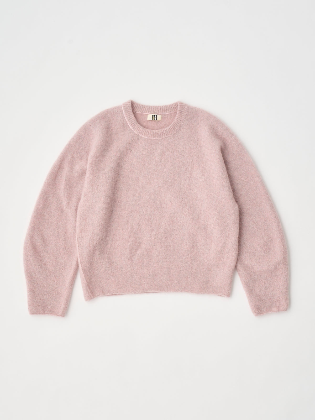 STRETCH SUPERKID MOHAIR CREW-NECK P/O