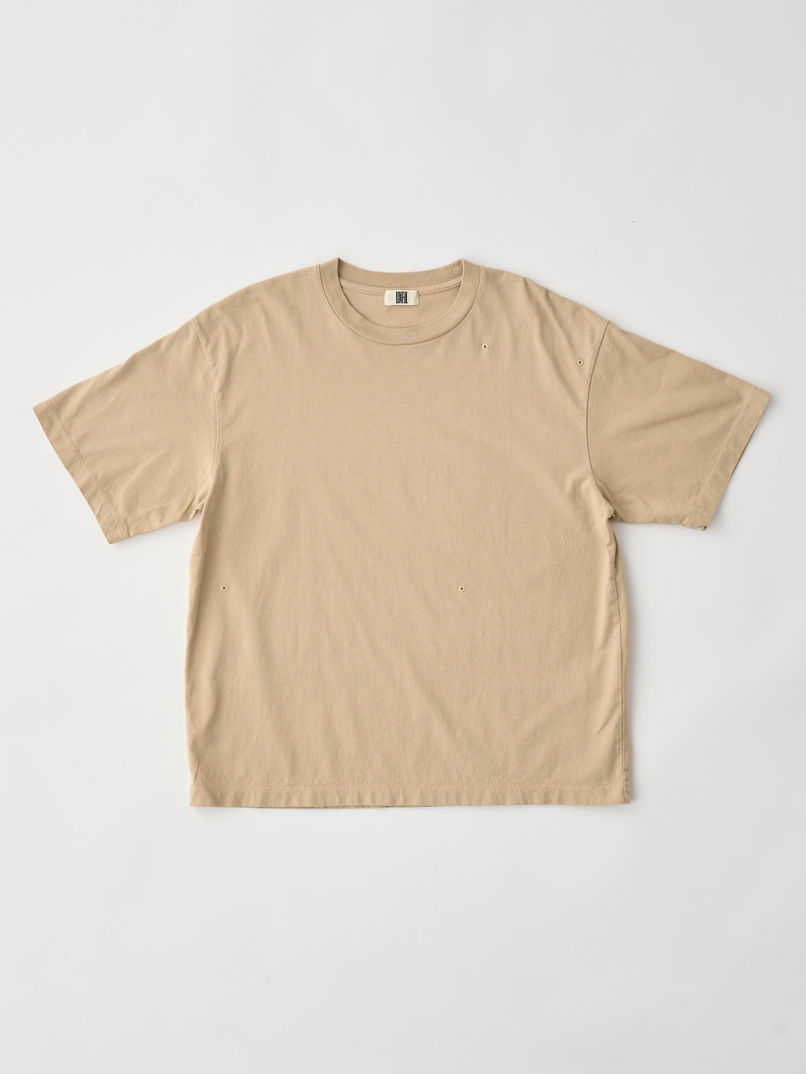 COTTON OPEN-END YARN GARMENT DYEING RELAXED-FIT TEE