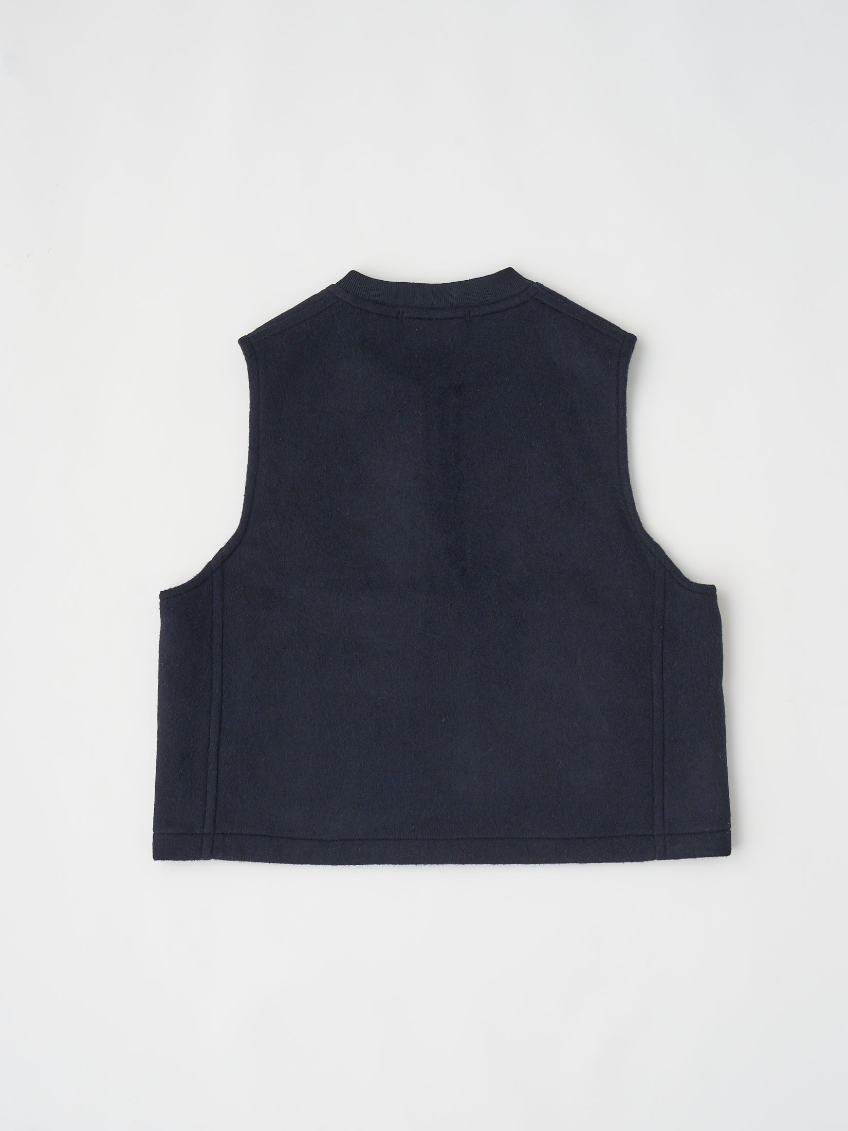 【 LONDON TRADITION × UNFIL 】WOOL BLEND DOUBLE FACE ZIP-UP VEST
