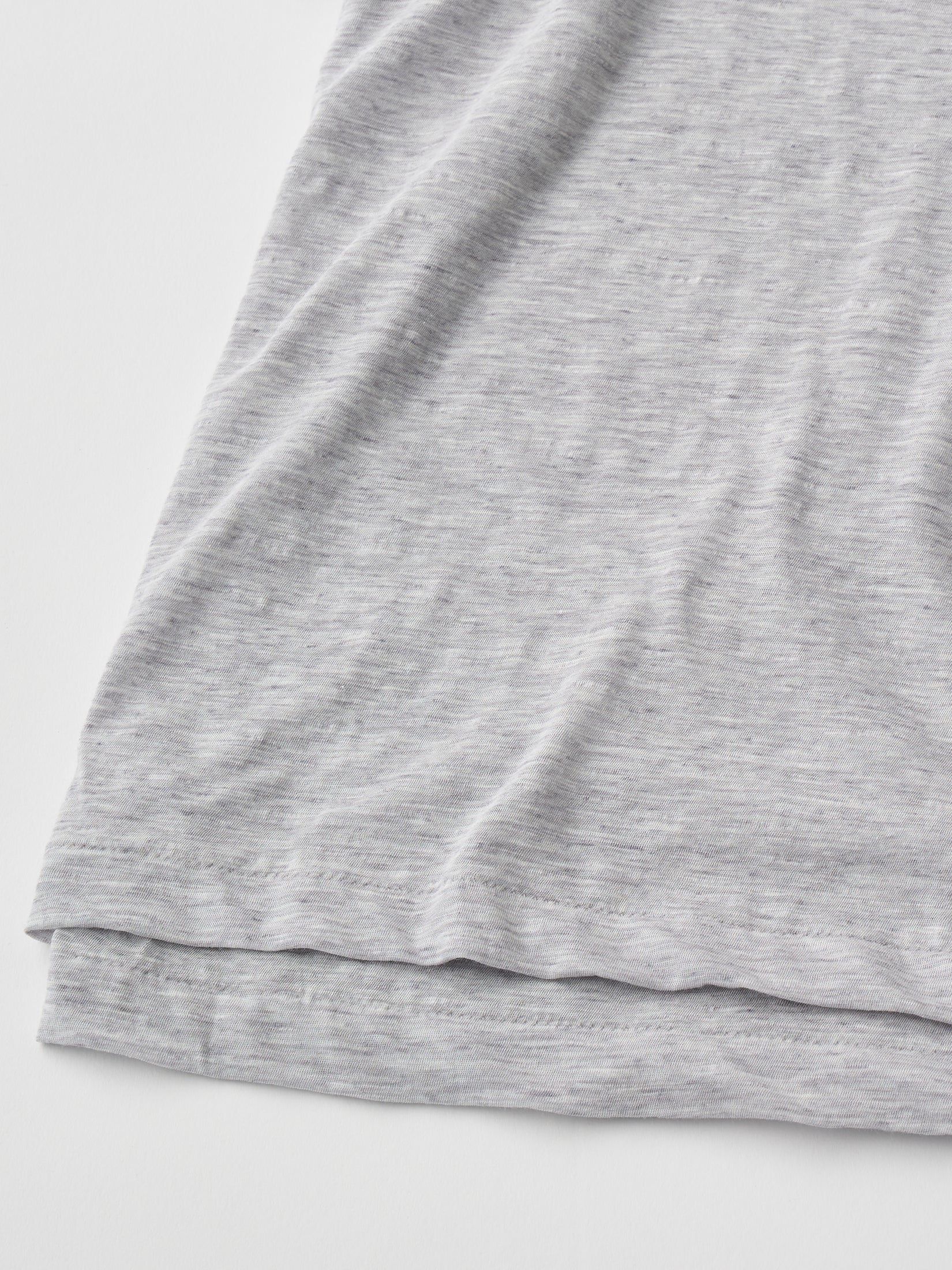FINE SLUB YARN LAYERED TOP