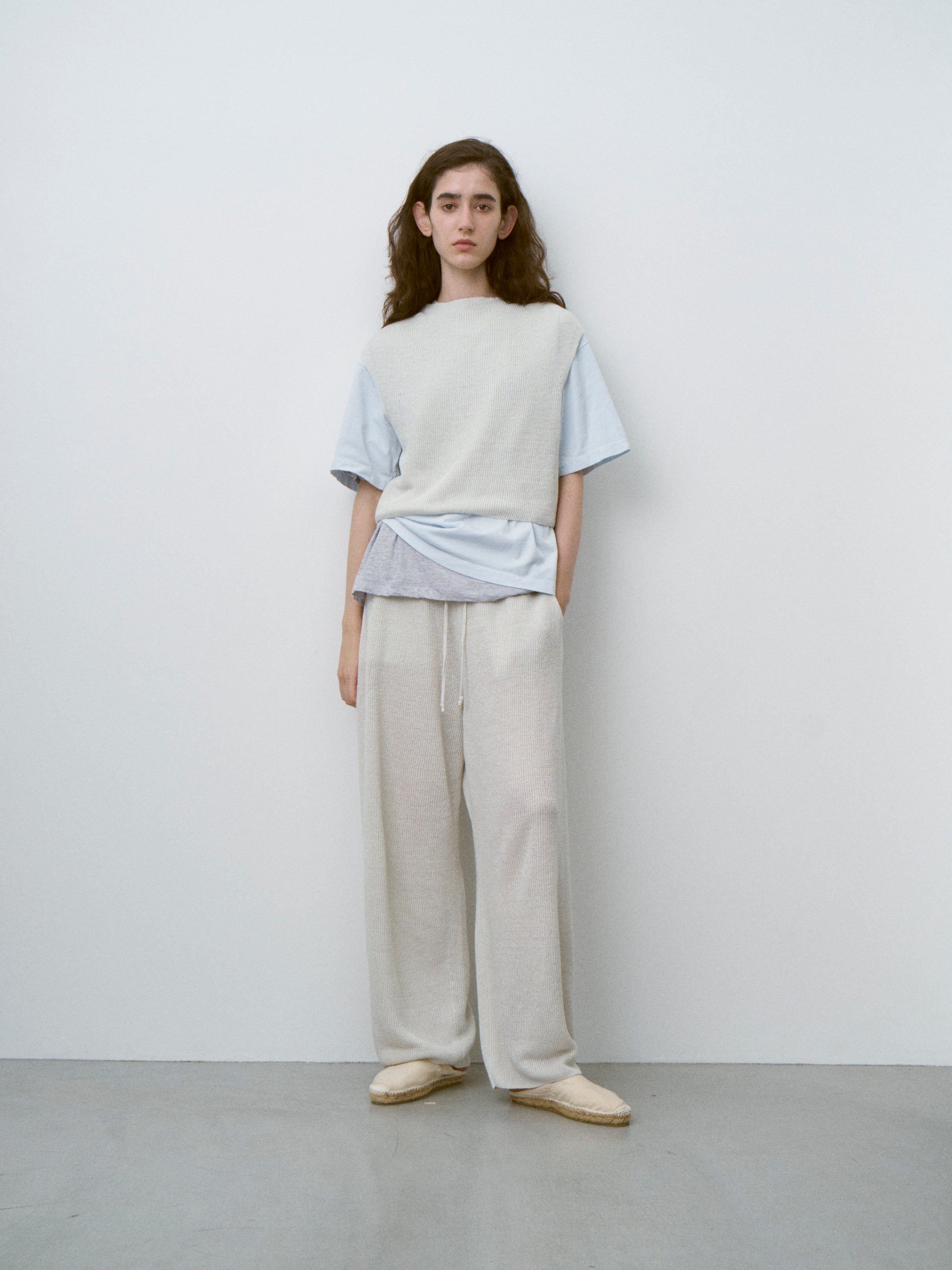 COTTON OPEN-END YARN GARMENT DYEING RELAXED-FIT TEE