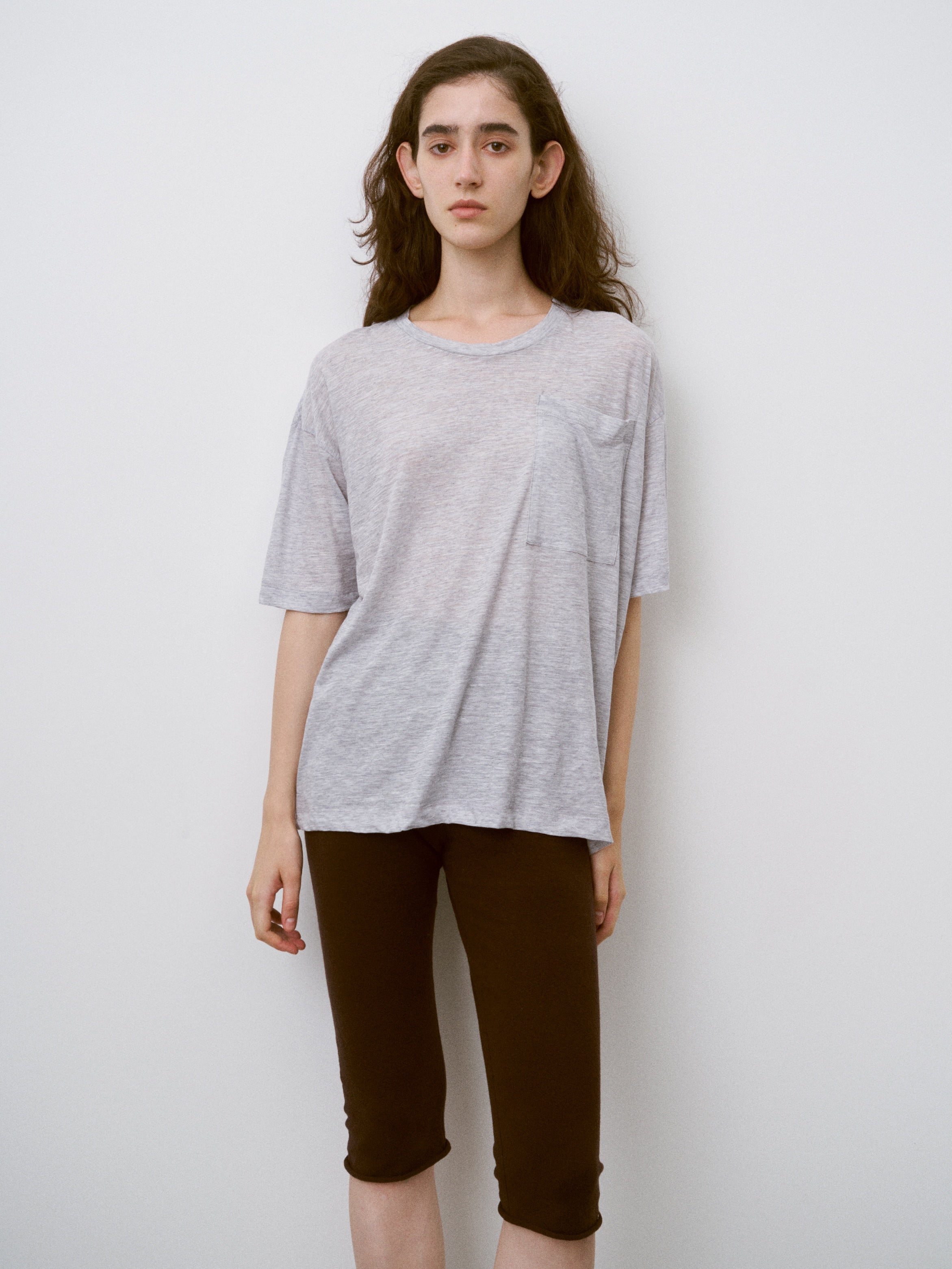 FINE SLUB YARN RELAXED-FIT POCKET TEE