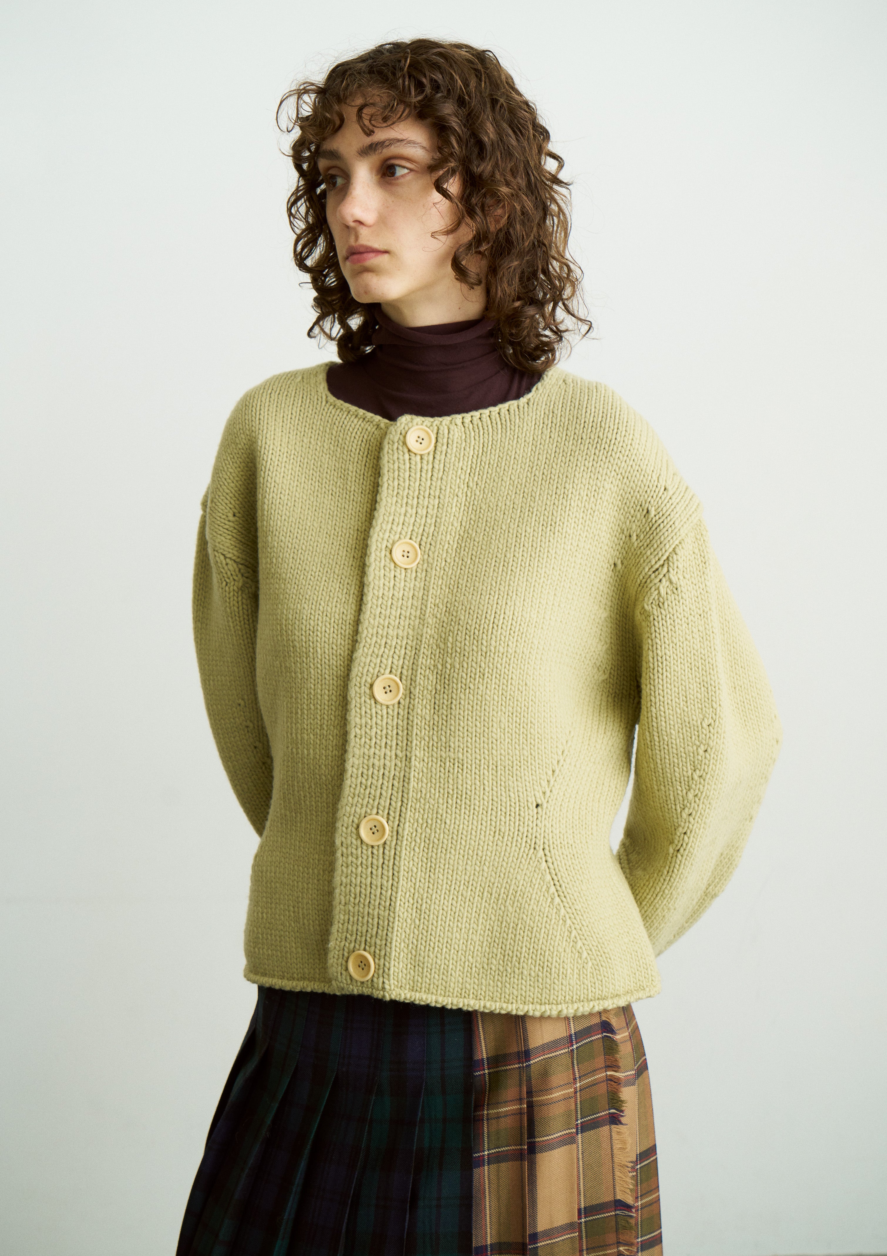 FRENCH MERINO FELT YARN CHUNCKY-KNIT C/D