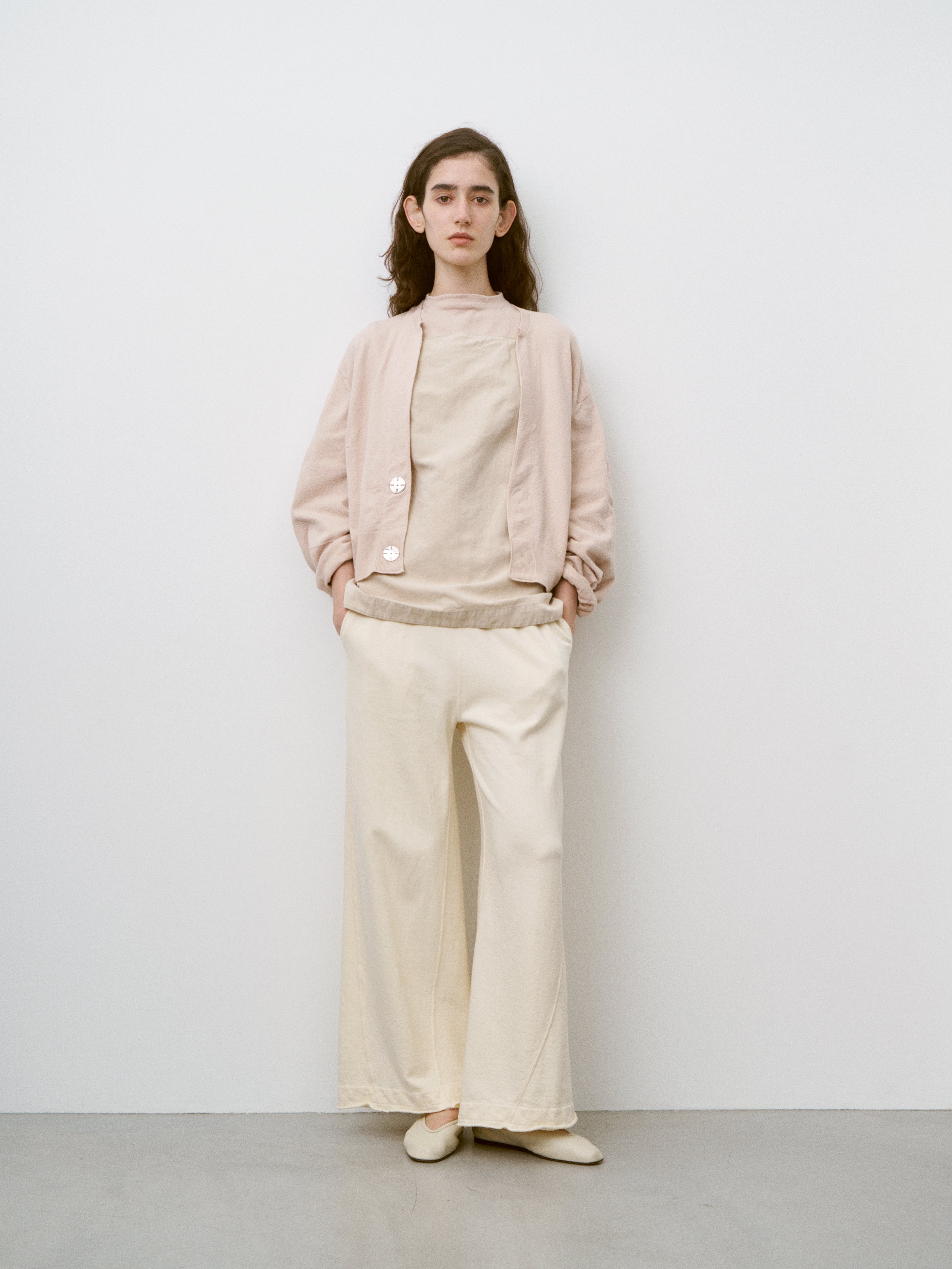 STRETCH ORGANIC COTTON CREW-NECK C/D