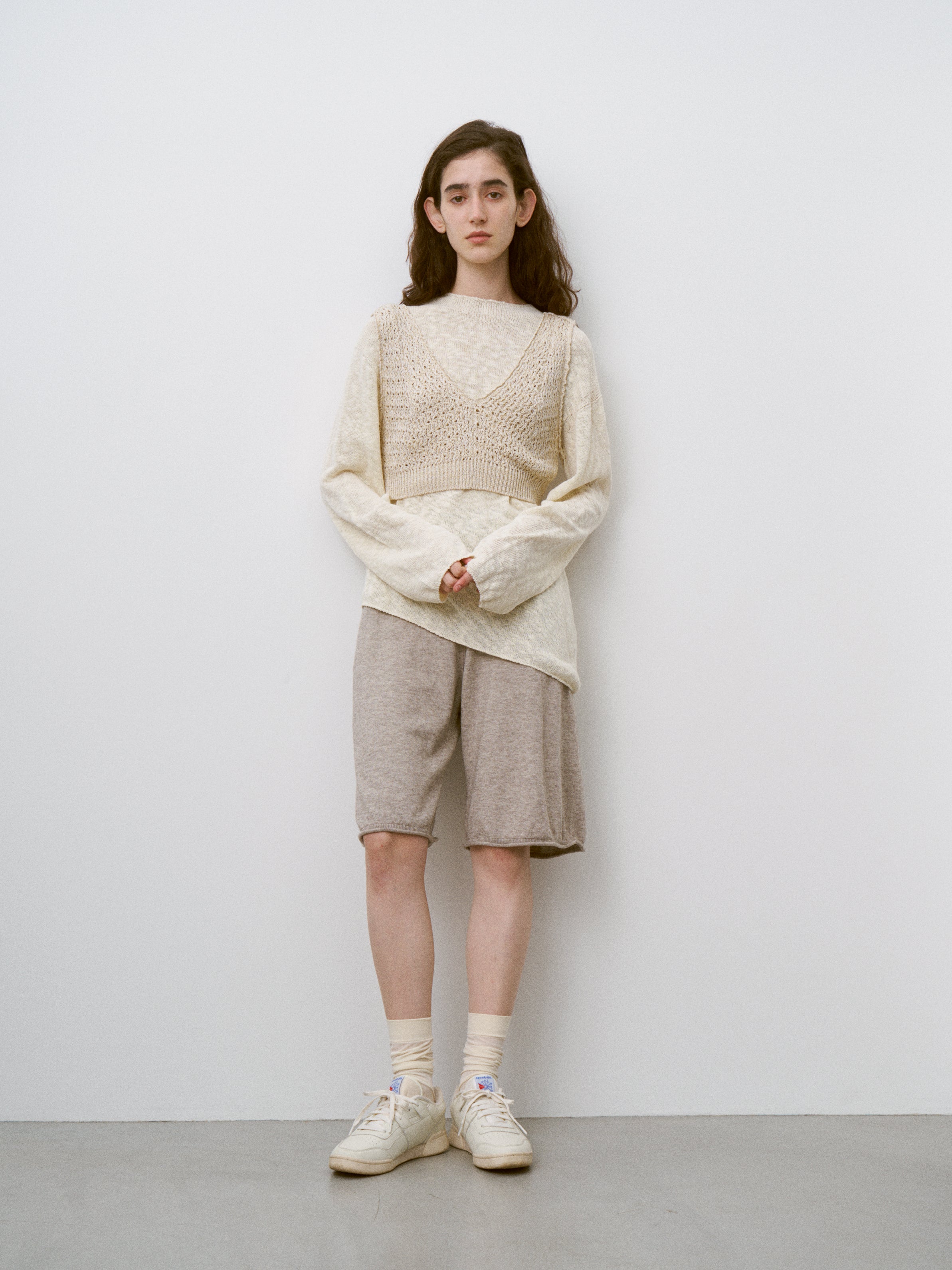 SOFT YAK & COTTON RELAXED-FIT KNIT SHORTS