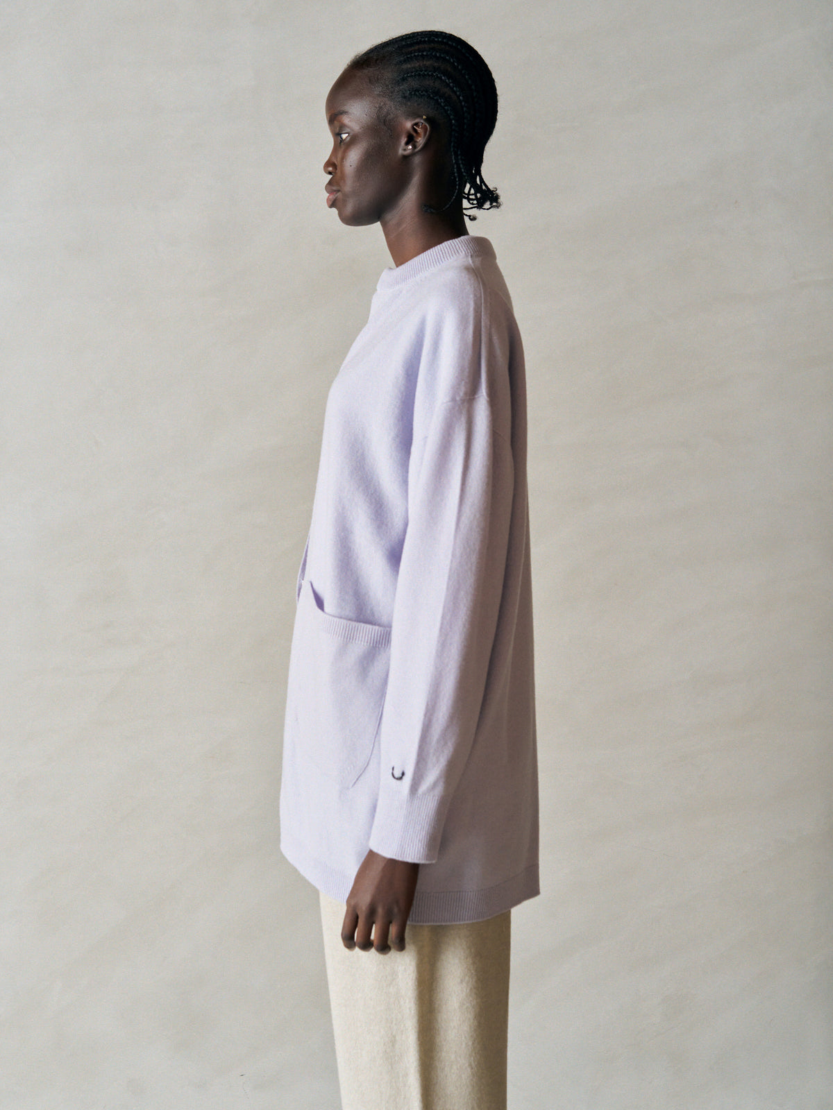 EX SUPER FINE WOOLEN WOOL HIGH-GAUGE KNIT CARDIGAN