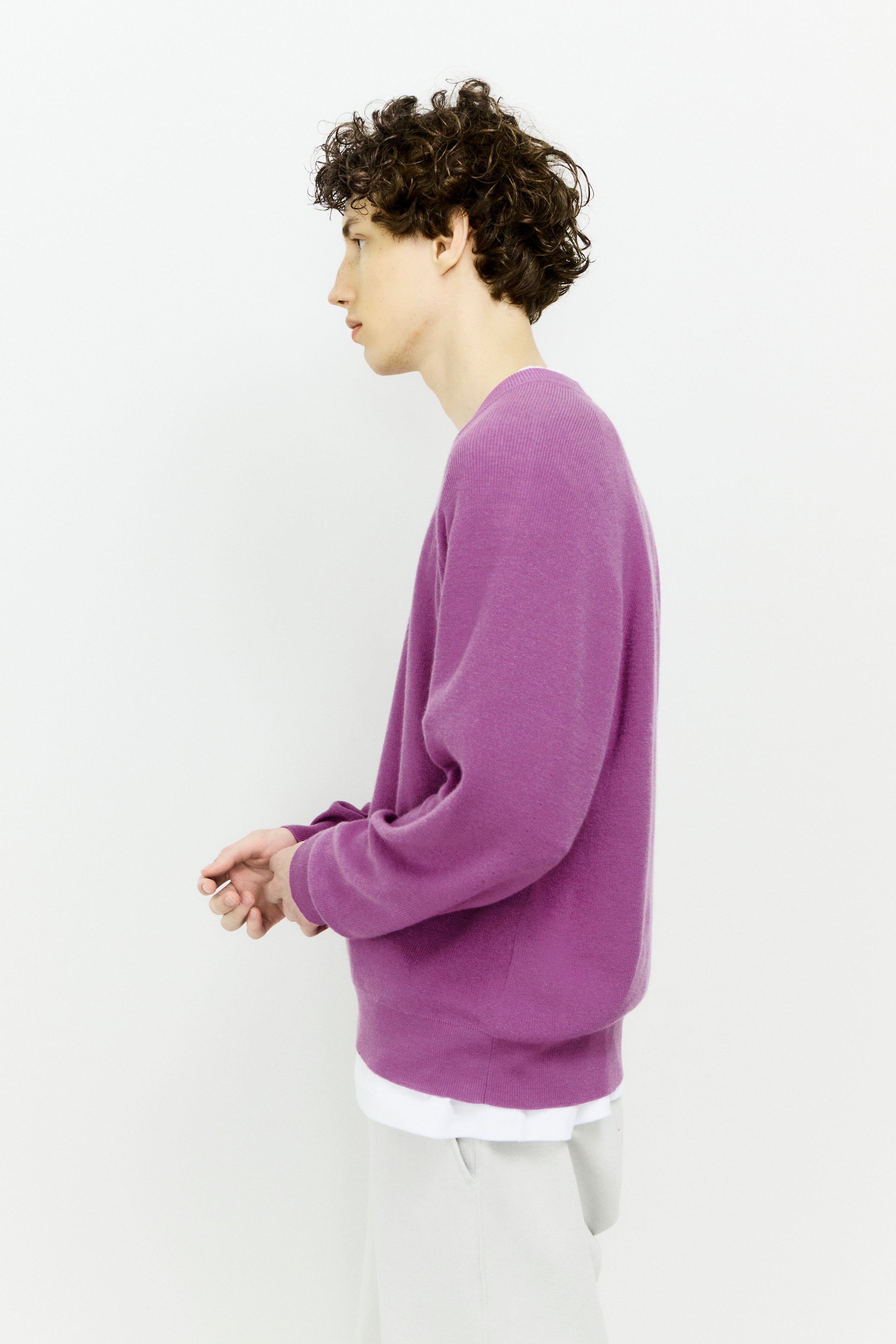 大人気新品 unfil (アンフィル) / cashmere & paper sweater - メンズ